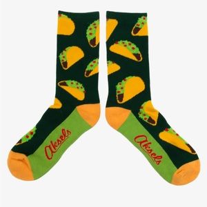 Aksels Taco Lover Mens and Womens Crew Socks